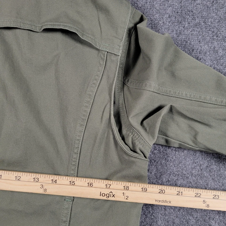 Levi's пригородный водитель грузовика куртка мужская M армия зеленый кордура водоотталкивающий с капюшоном - Изображение 4 из 4