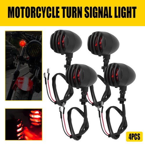 M10 Motorcycle Signal Turn Tail Brake Light Red Lamp for Honda Kawasaki Yamaha