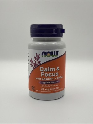 Calm & Focus With Zembrin & GABA, 60 Veg Capsules
