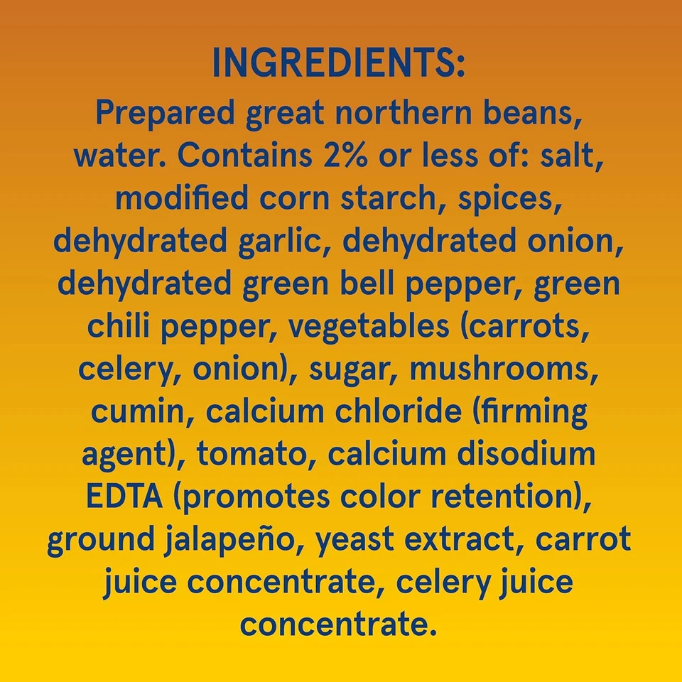 Arrancador mágico de chile blanco enlatado a fuego lento 15,8 OZ, fuente de pr a base de plantas Foto 3 de 4