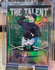 Valiant THE TALENT Green Auto Drey Jameson ON CARD #'d 21/99