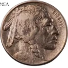 1919 Buffalo Nickel ~ Borderline Uncirculated (AU+) ~ Better Date!