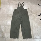Vintage 1940s US Navy Deck Overalls USN Bib Pants WWII Military Sz Medium