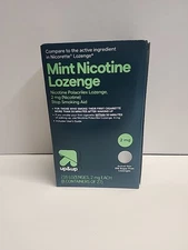 Up & Up Nicotine Lozenge 4mg Lozenge Mint Flavor 216 Ct. Box Nicotine Polacrilex