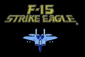 F-15 Strike Eagle Nintendo NES W/Manual VGC 8 Bit Retro PAL 1991 #0207