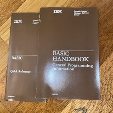 VTG 1984 IBM Basic Handbook General Programming Information