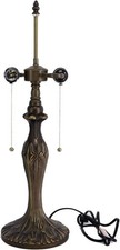 WERFACTORY Zinc Tiffany Table Lamp Base Replacement Only 24 Inch Tall