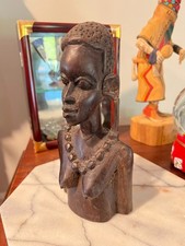 Fabulous Antique African Carved Iron Wood Figure - Extremely Dense Wood