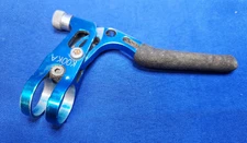 Blue Anodized Kooka Right Brake Lever , Vintage, 22.2 clamp, Fair Condition