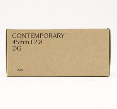 Sigma 45mm F2.8 DG Full Frame Silver Contemporary Lens for L Mount