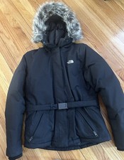 North Face Hyvent Women's Coat Size Medium Excellent Condition- Black Color
