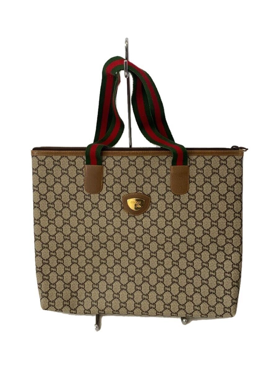 GUCCI PLUS Tote Bag in BRW All-Over Pattern with Stylish Design  