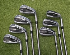 RH TaylorMade Qi HL Iron Set In 5-AW (7 Clubs) With Graphite Regular Flex Shafts