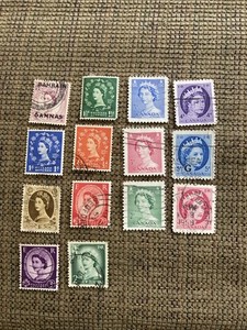 queen elizabeth ii stamps lot