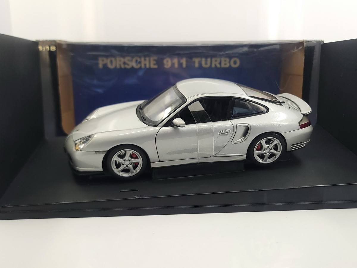 AUTOart 1:18 scale Porsche 911 / 996 Turbo 2001 Silver (77832) | eBay