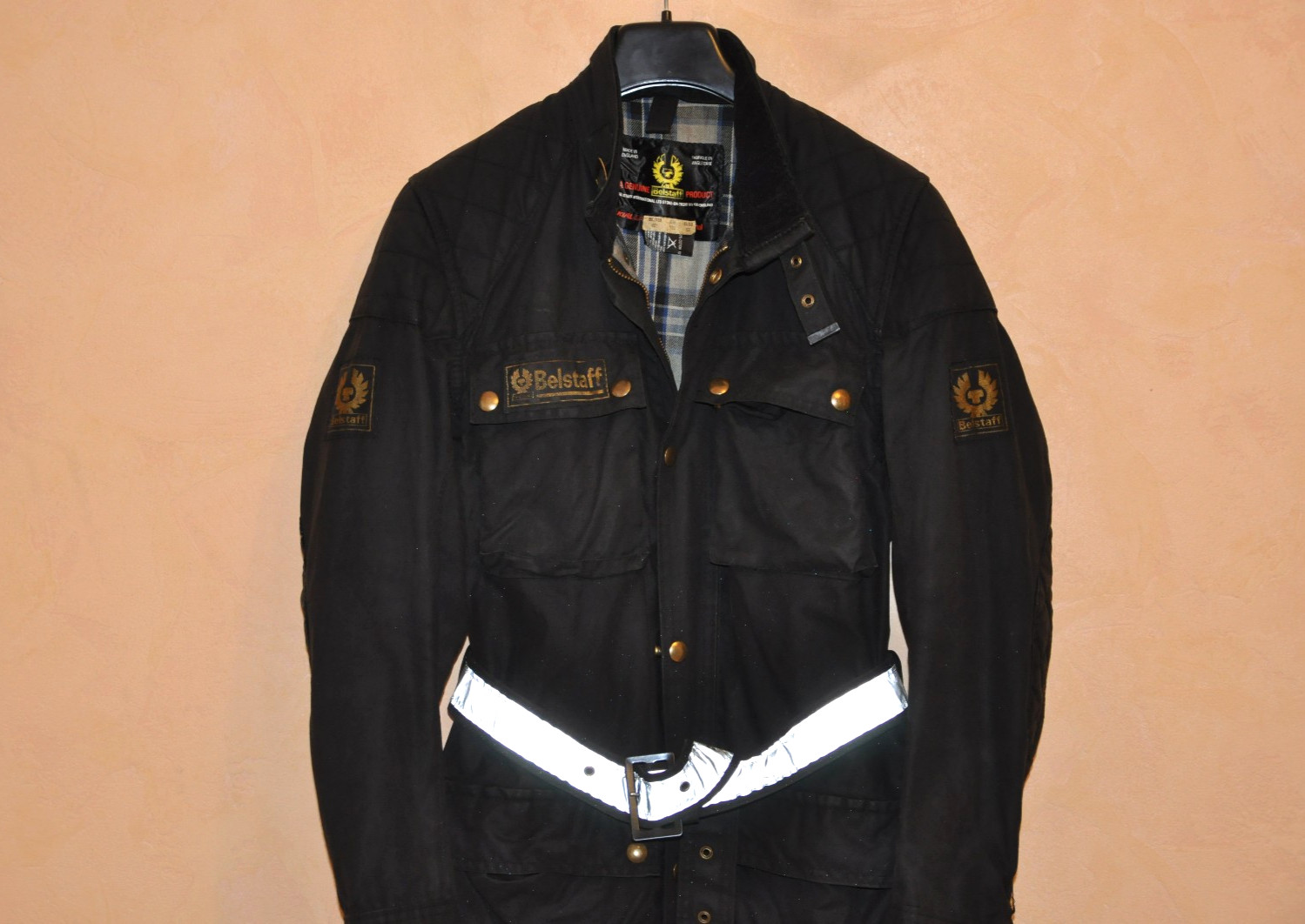 Belstaff Trialmaster Pro Vintage 1970's Men's Black Wax Jacket Size USA 40 EU 50 image 2
