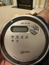 GPX CDP4504DT-N Compact Disc Player Portable CD Player 60 Second ESP TestedWorks