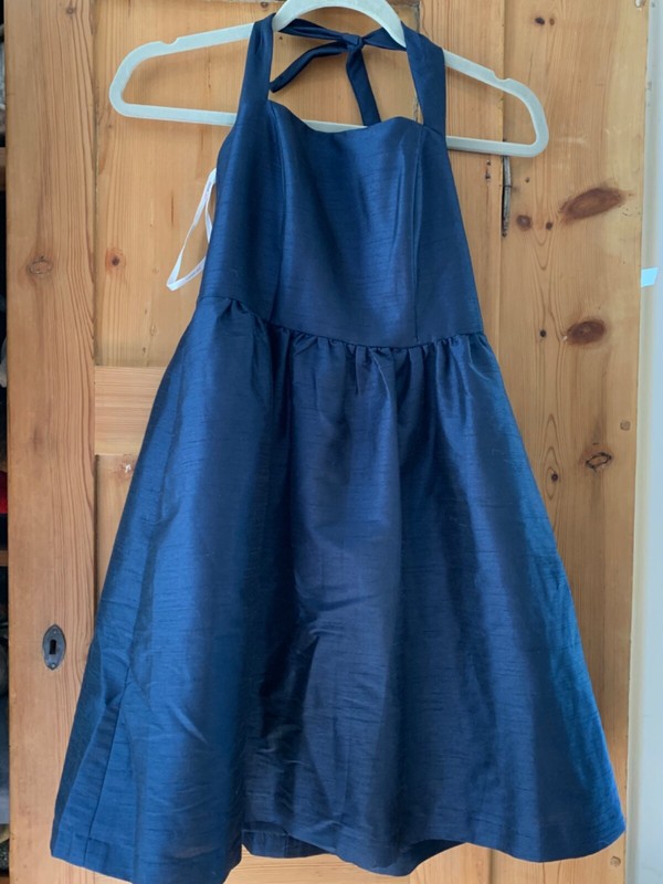 DESSY GIRL 10 JR500 Flower Girl Dress Midnight Navy Blue Junior Bridesmaid