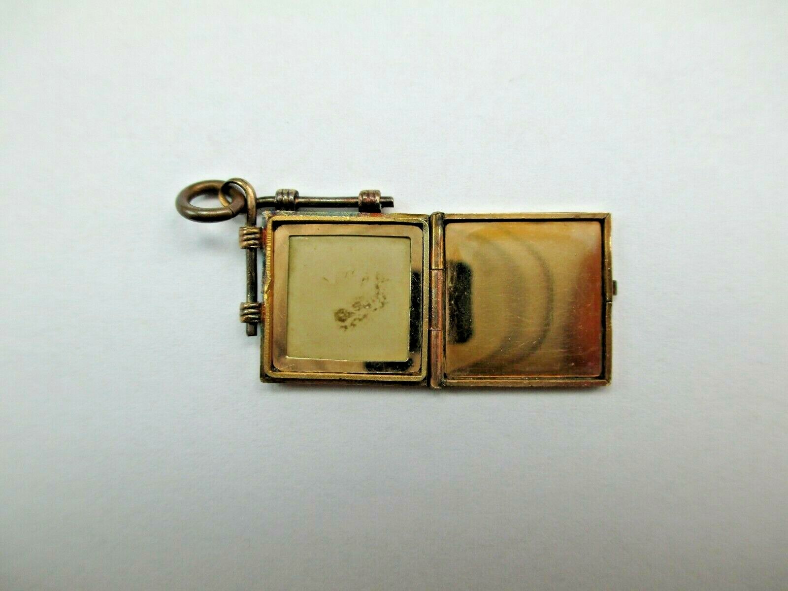 Antique Victorian Edwardian 10K Rose Gold Photo L… - image 11