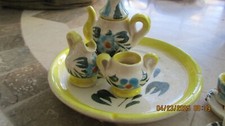 Vintage Set of Doll Dishes- Delightful Colors