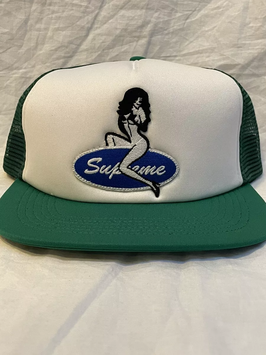 Supreme Pin Up Mesh Back 5 Panel Hat Green IN HAND