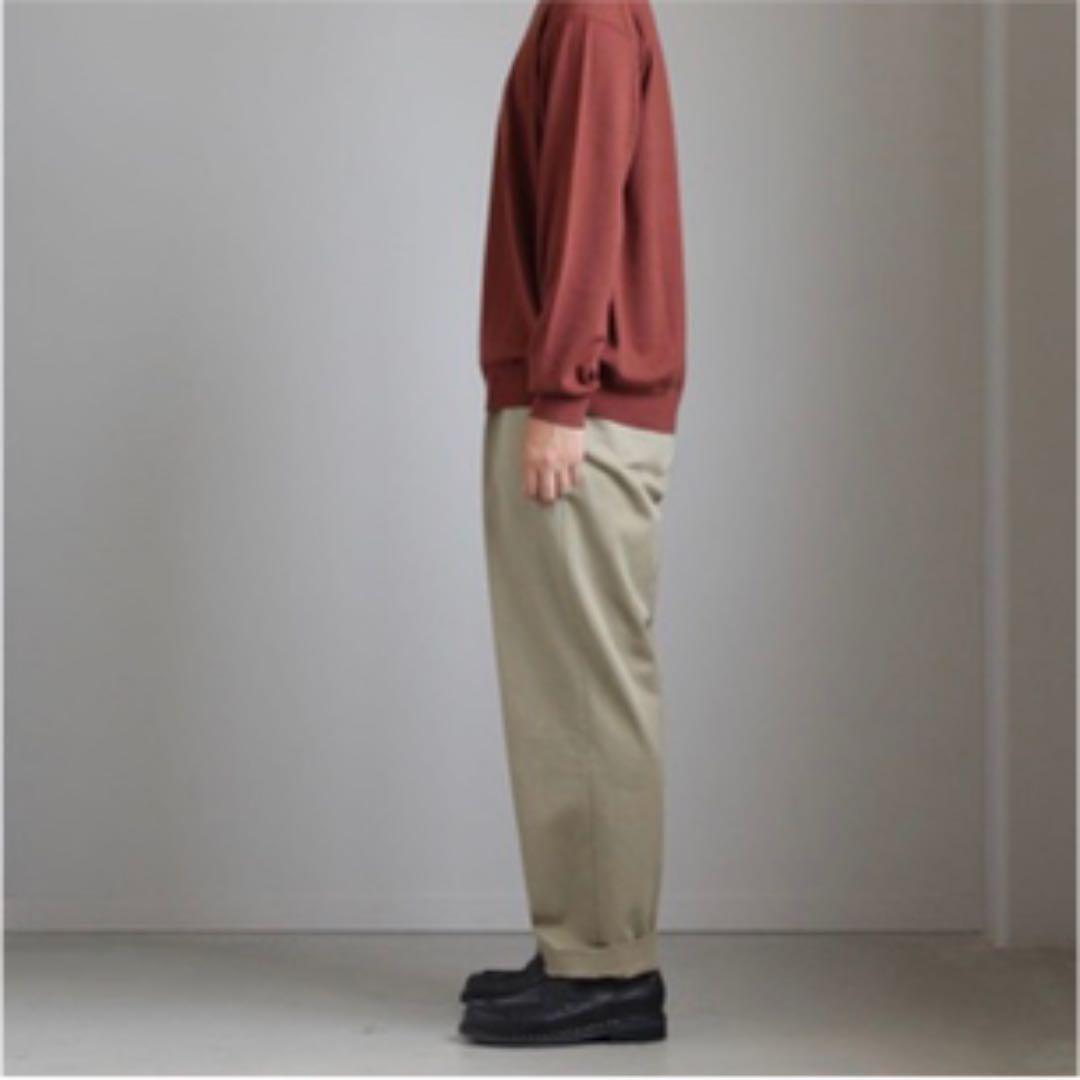 AURALEE Brown Washed Finx Chino Tapered Pants 3 New AURALEE Brown Washed Finx Chino Tapered Pants 3 New
