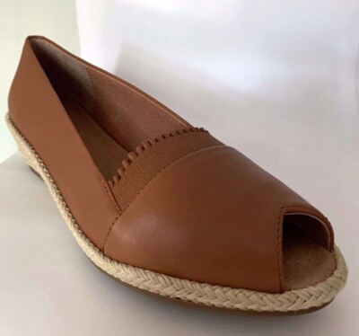 Kenneth Cole, Gentle Souls, Leather Luci A Line Tan Wedge  display picture 1