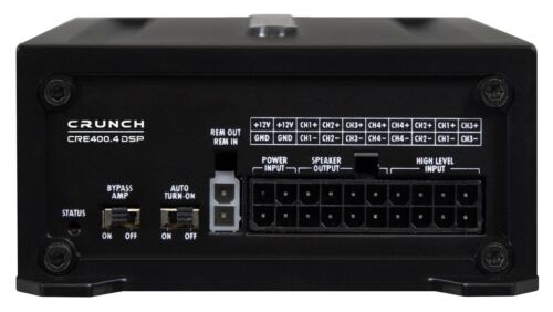 Crunch CRE400.4DSP 4-Kanal DSP Verstärker 6-Kanal Full HD Audio DSP u. Bluetooth - Bild 6 von 17