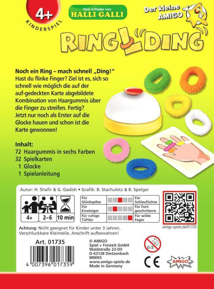 Thumbnail - Ringlding Kinderspiel Amigo 01735 Familienspiel Ab 4 Jahre Neu