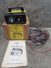 Vintage Electronics Repair Technician CASTLE TV TUNER SUBBER Mark IV-A Box Acc
