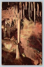 The Broken Column Temple Of Silence Cave of The Winds VINTAGE Postcard