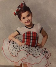 Curtain Call Costume Girls Plaid Dance Costume Size Small Style  E2156 NWT