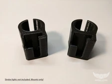 DJI Inspire 1& 2 LED Strobe Light Drone Mount for STROBON Cree Flytron Firehouse