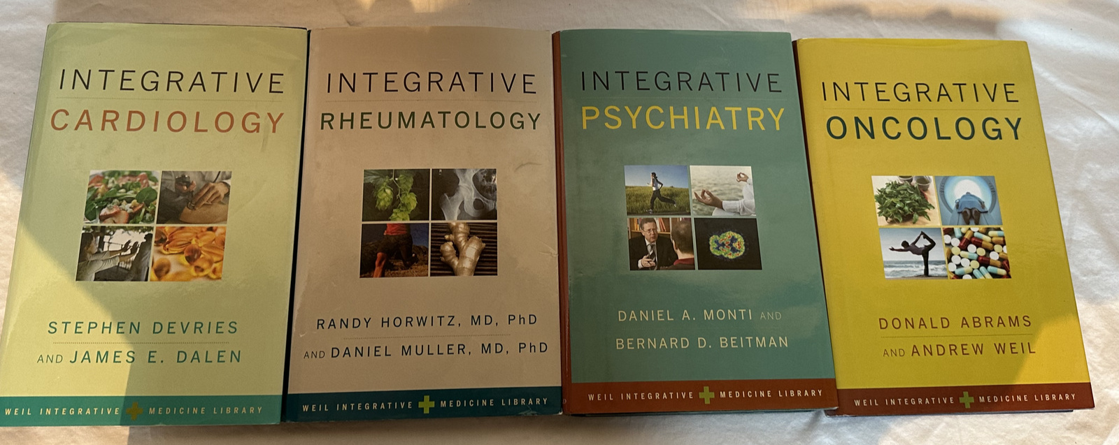 Weil Integrative Medicine Library: Integrative Cardiology + Psychiatry+ Lot of 4
