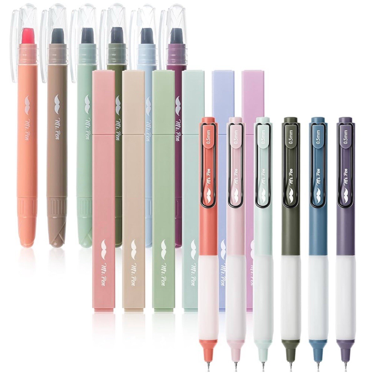 Bible Highlighters And Retractable Pens-image