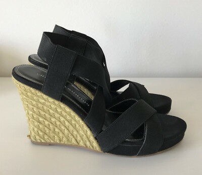 Chinese Laundry Dilly Dally 37,5 Wedges Plateau Sandalen Keilabsatz Espadrilles