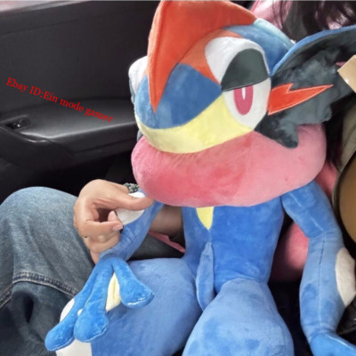 70Cm Huge Greninja Plush Toys Soft Stuffed Doll Cute Throw Pillow Decor Gift