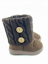 WARM BABY GIRLS TODDLER INFANT WINTER ANKLE ZIPPER BOOTS SHOES