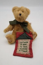 Boyds Bear Head Bean Plush Home Open to God Friends Miriam Thinkin of Ya Series