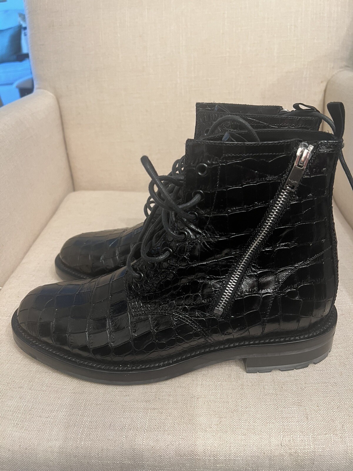 Stivali da uomo Saint Laurent **INDOSSATI UNA VOLTA**