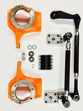 CHEVY/FORD/JEEP KINGPIN DANA 60 COMPLETE 1-TON CROSSOVER STEERING KIT-W KNUCKLE