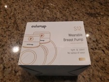 S12 Wearable Electric Breast Pump Hands Free 2 Pcs Eulumap Blue