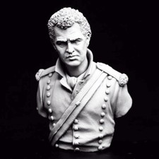 1/10 resin bust figure model Young European General Bust unassembled unpainted