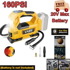 Cordless Tire Inflator Air Compressor for Dewalt 20V Max Battery,160PSI Portable