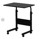 New Rolling Computer Desk Pc Laptop Table Stand Corner Home Office Table