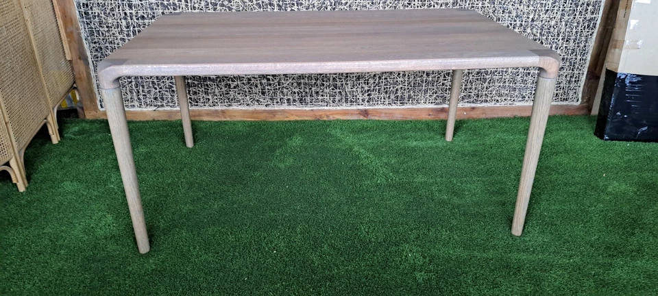 6 Seater Dining Table, CaltonFurnitur Tambour 155cm Holcot Dining Table RRP £699 - Image 3 of 4