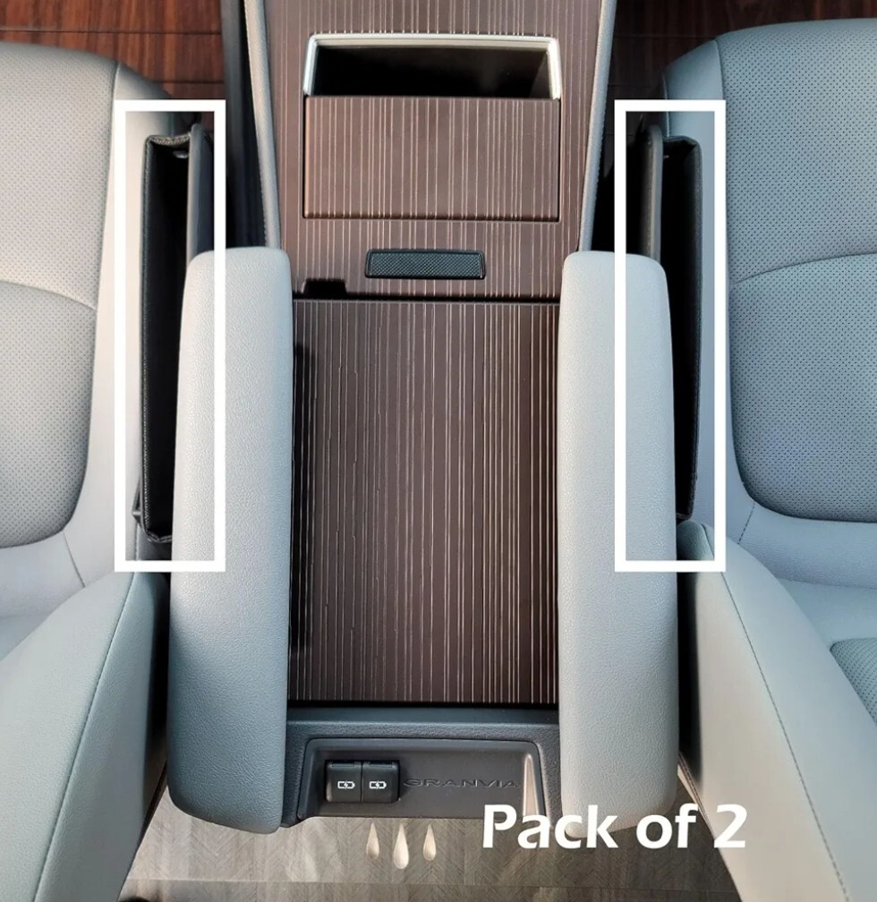 Leather Car Seat Gap 2  PACK Storage Bag Box Card Organizer Car Accessories alternate view 3