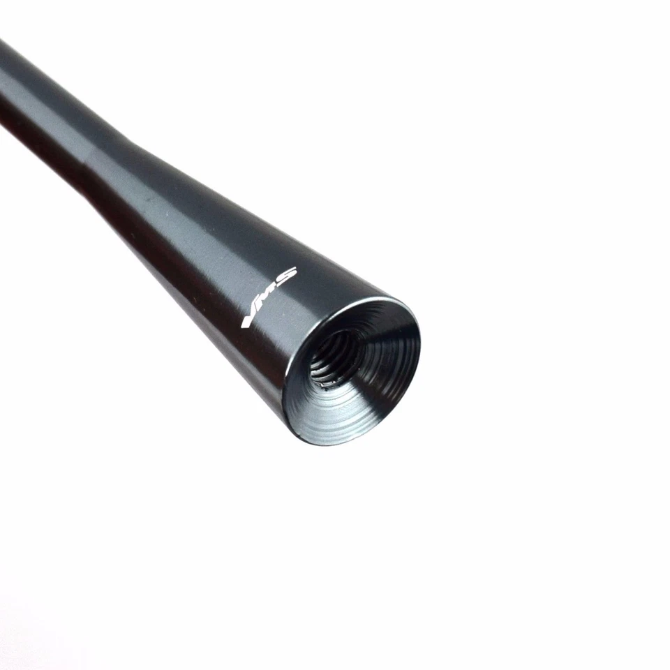 SE ADAPTA A 93-18 TOYOTA TRD GUNMETAL ALUMINIO RECHONCHO ANTENA DE BILLET CORTO 5" AM FM Foto 4 de 4