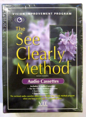 Vision Improvement Program The See Clearly Method Audio Cassettes SEALED New