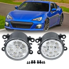 For Subaru BRZ 2013 2014 2015 2016 Pair LED Bumper Fog Light Driving Lamp W/Bulb
